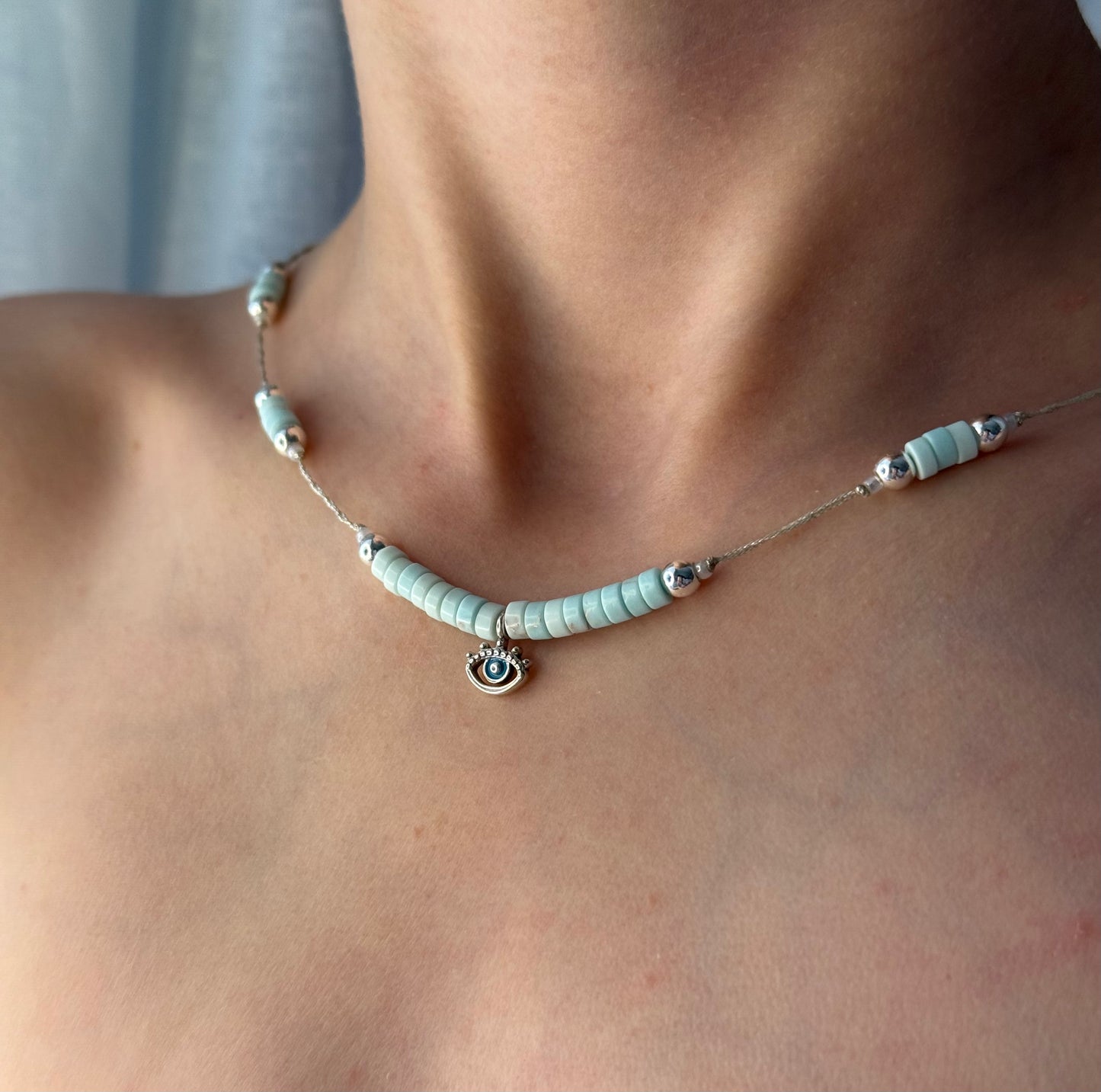 Tiny Evil Eye Choker