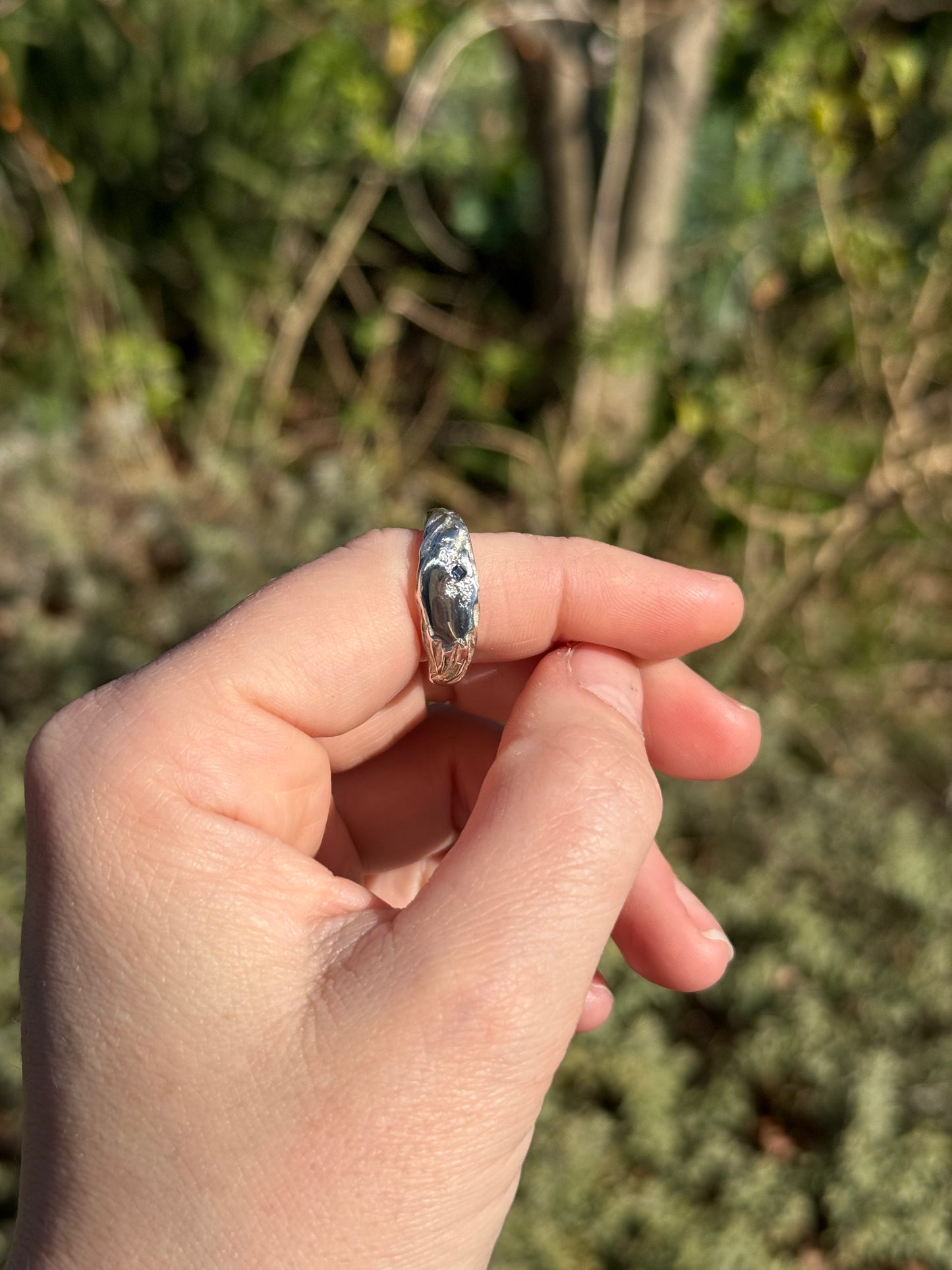 Ocean Sapphire Signet