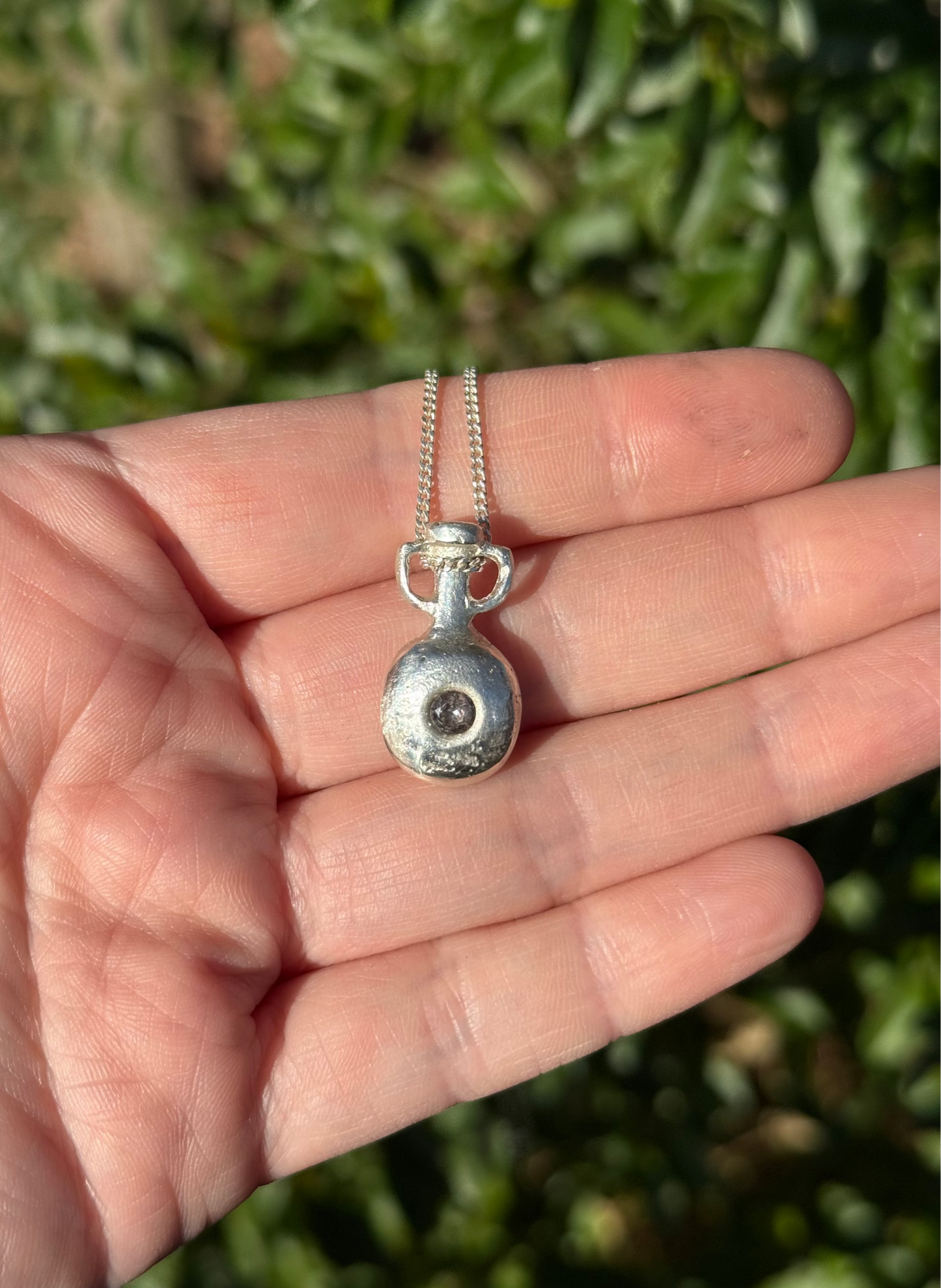 Aqua Amphora Pendant