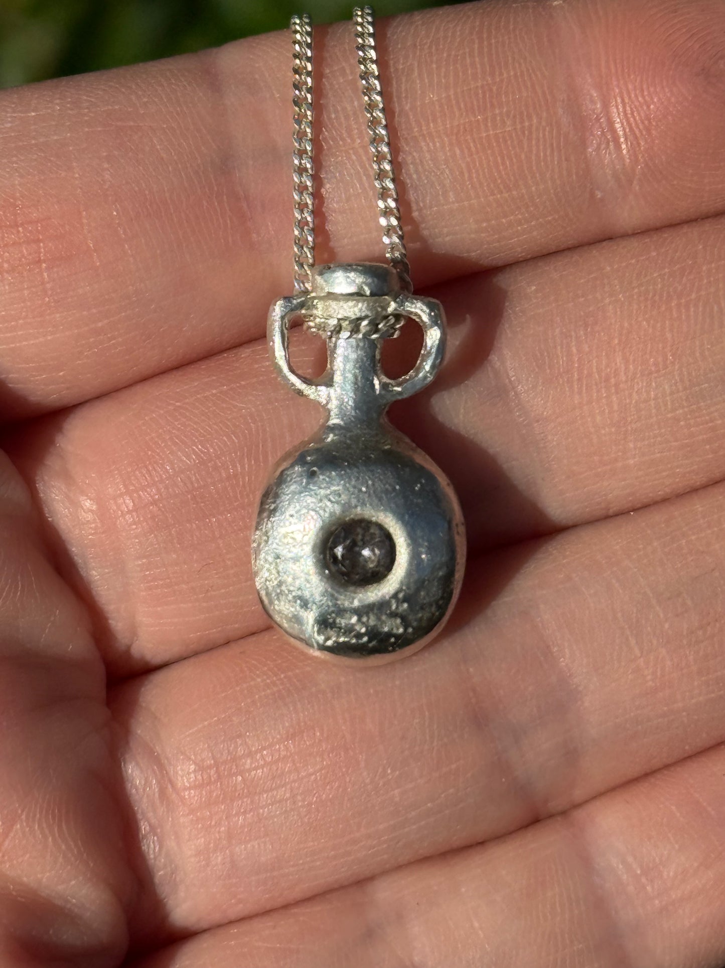 Aqua Amphora Pendant