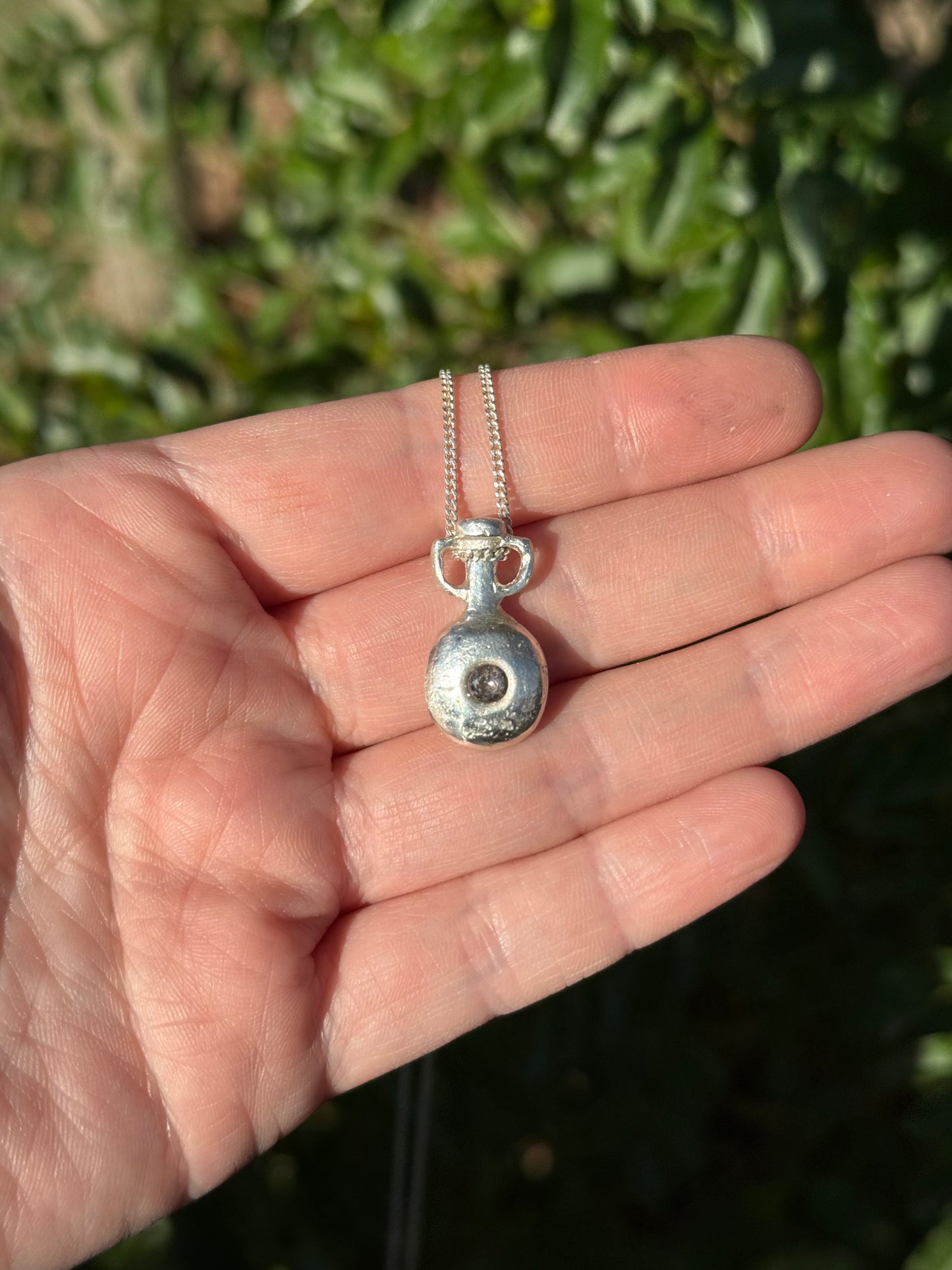 Aqua Amphora Pendant