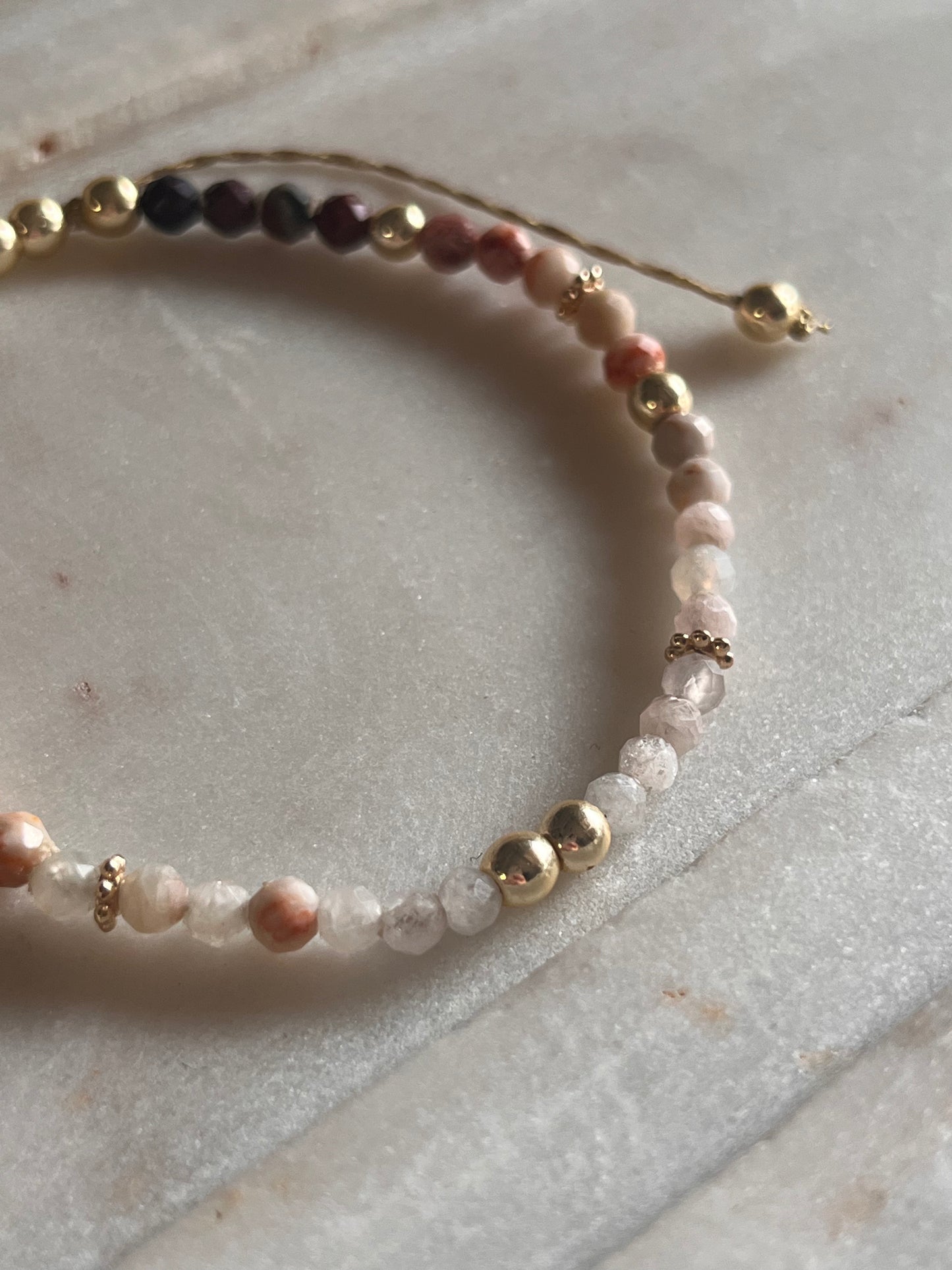 Aphrodite Bracelet - Thread and Stone Jewellery