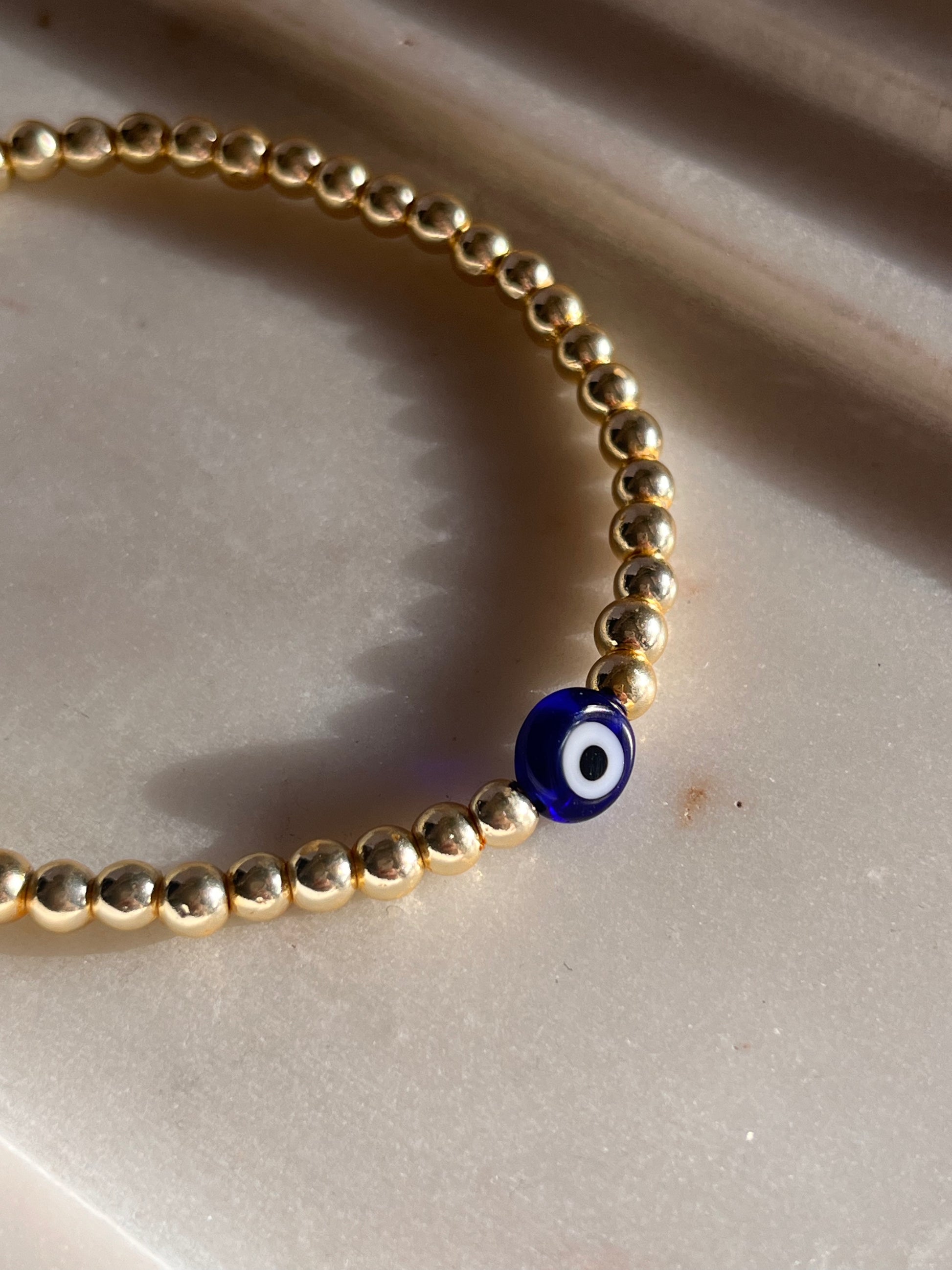 Evil Eye Bracelet - Thread and Stone Jewellery