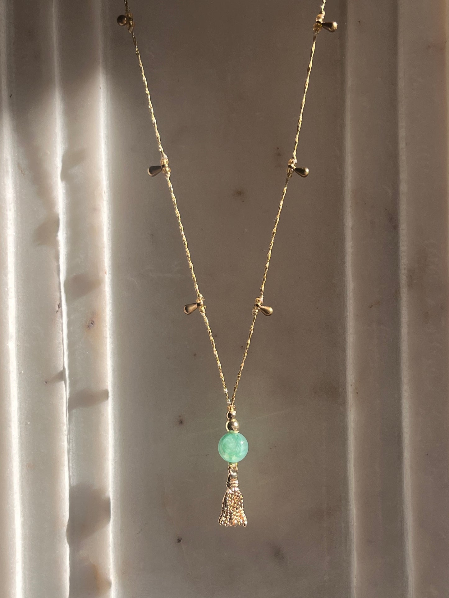 Theia Necklace - Thread and Stone Jewellery