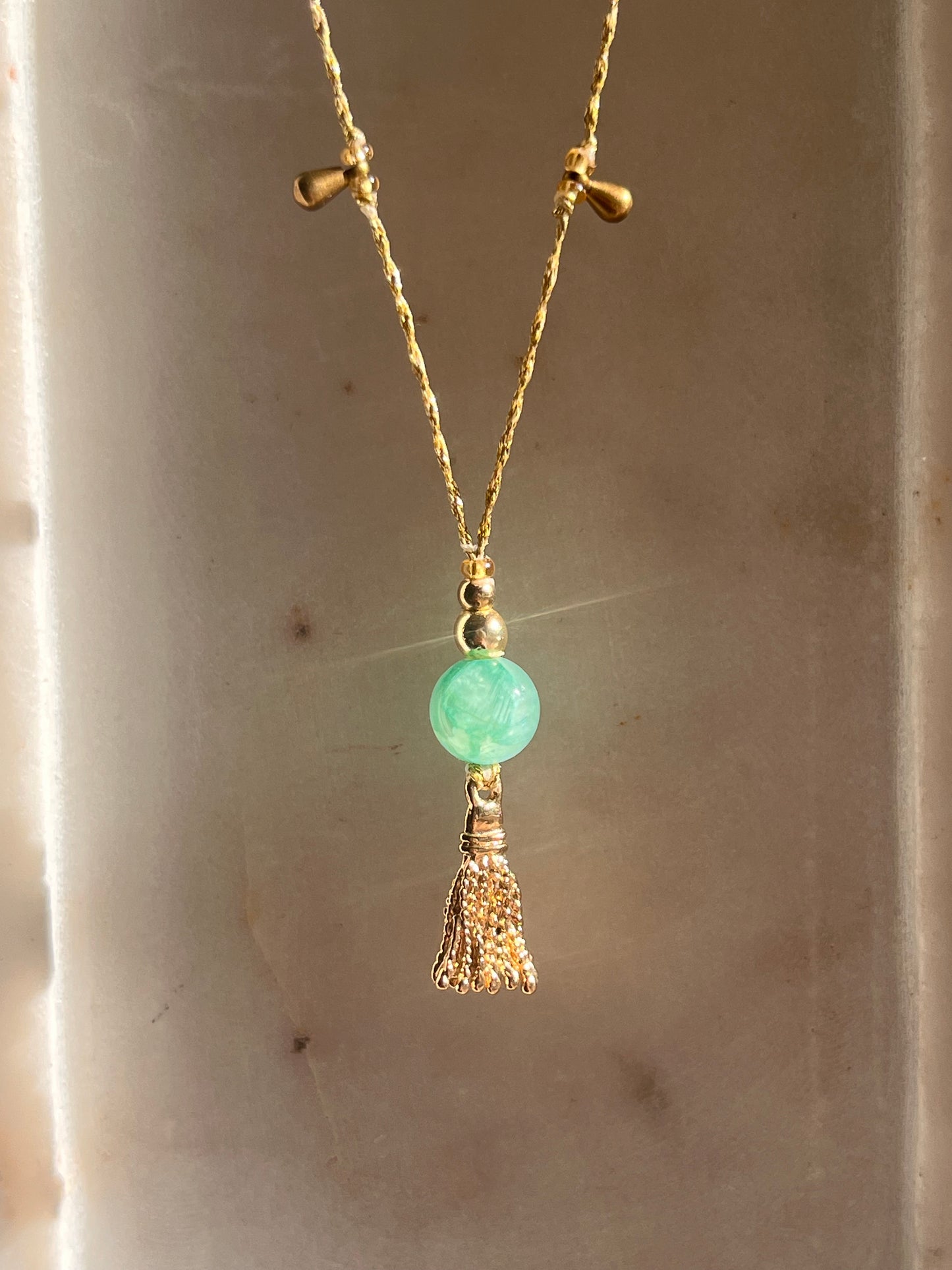 Theia Necklace - Thread and Stone Jewellery