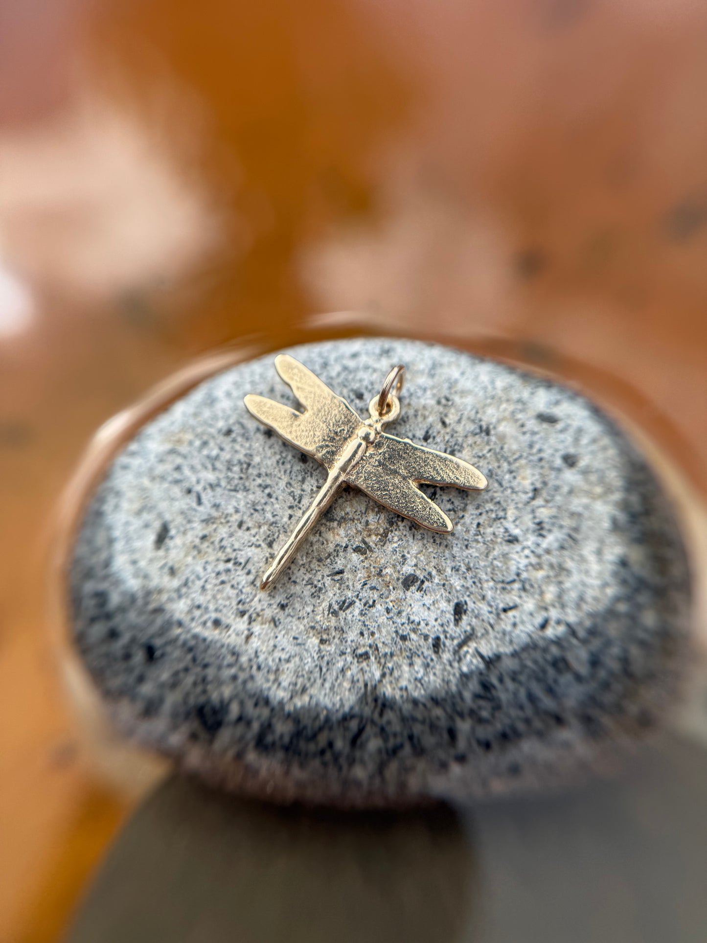 9ct Gold Dragonfly Pendant