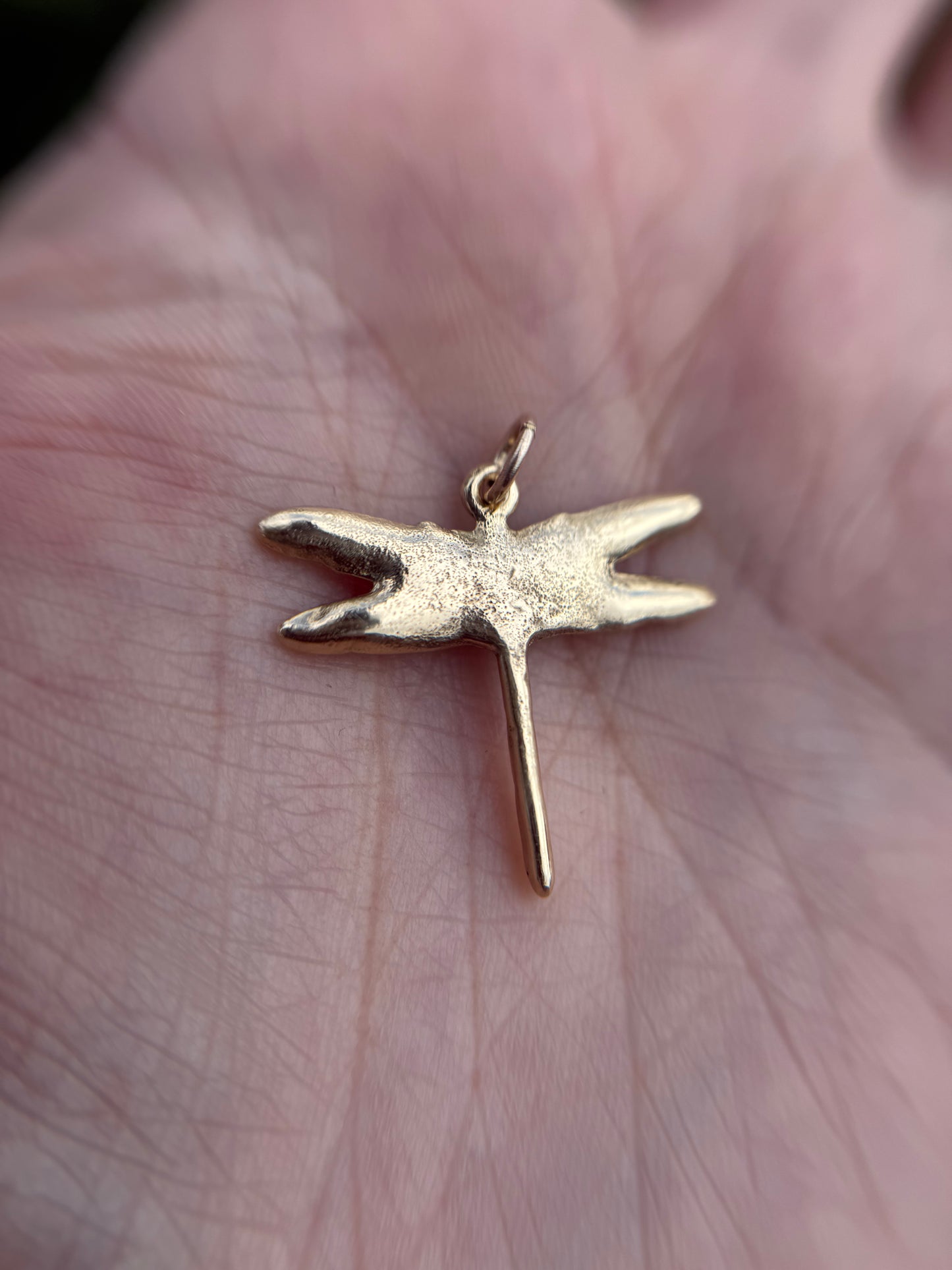 9ct Gold Dragonfly Pendant