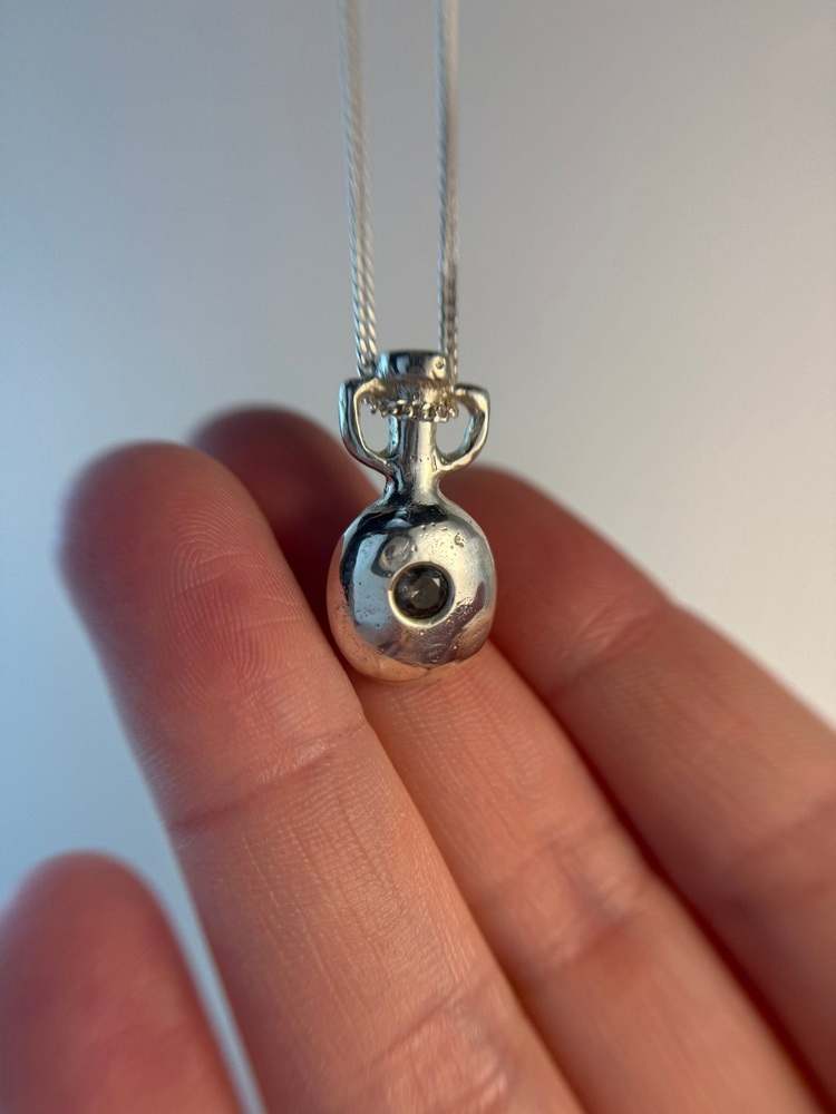 Aqua Amphora Pendant