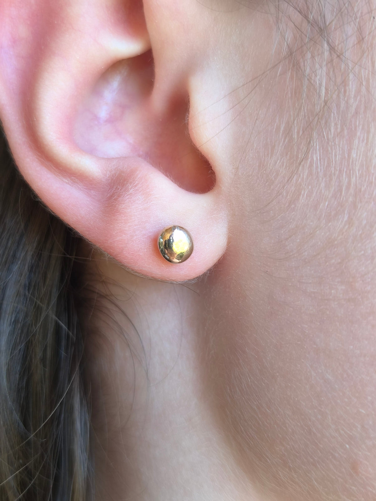 Ancient Bronze Pebble Studs