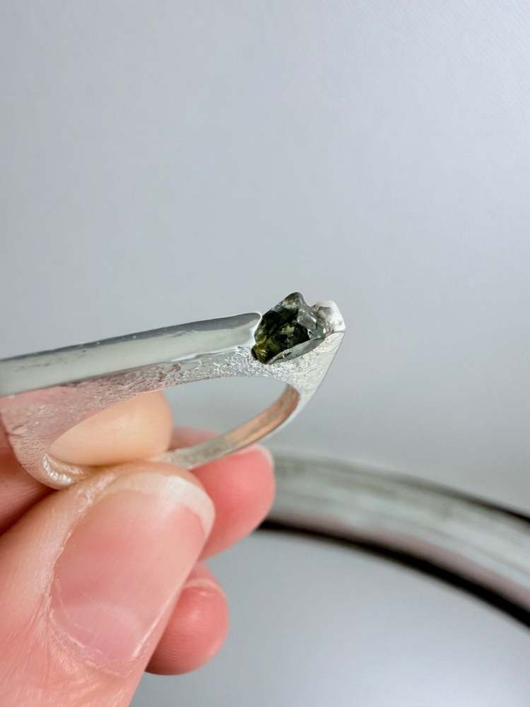 Rough Qld Sapphire Ring