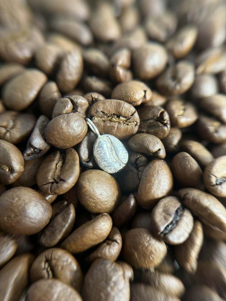 Stella Coffee Bean ~ Sterling Silver
