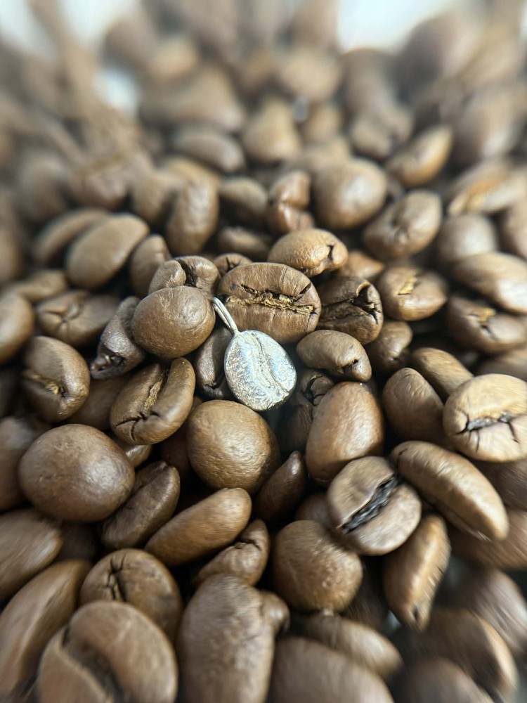 Stella Coffee Bean ~ Sterling Silver