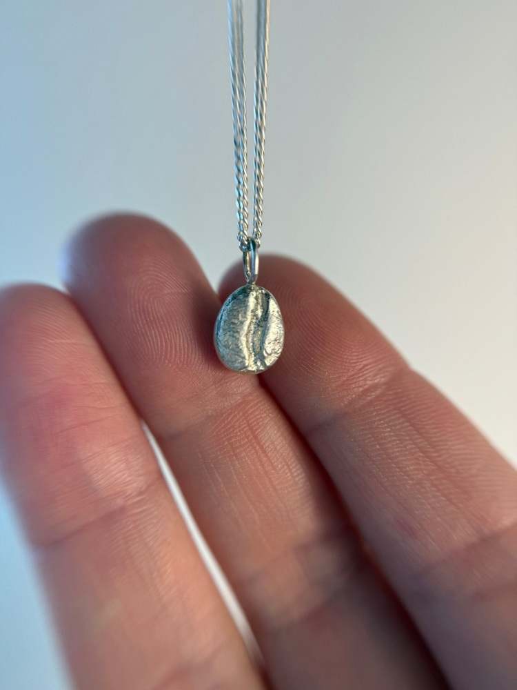 Stella Coffee Bean ~ Sterling Silver